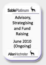 Sable Platinum Advisory, Strategising and Fund Raising Tombstone